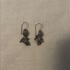 Elegant Silpada Silver and Gold Dangle Earrings